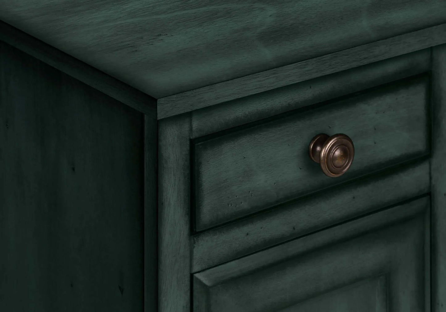 Antique Blue Narrow Side Table