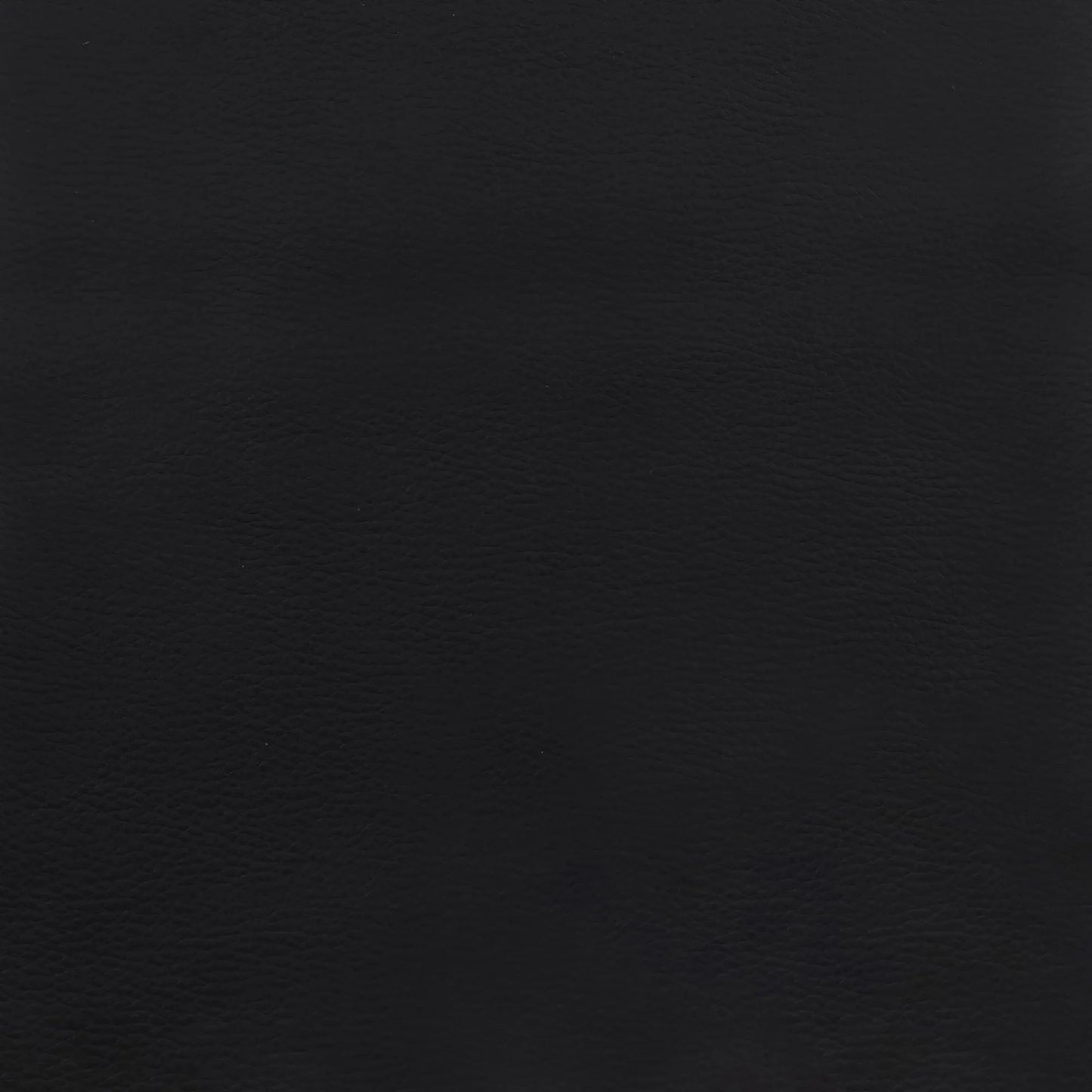 Solid black leather color swatch