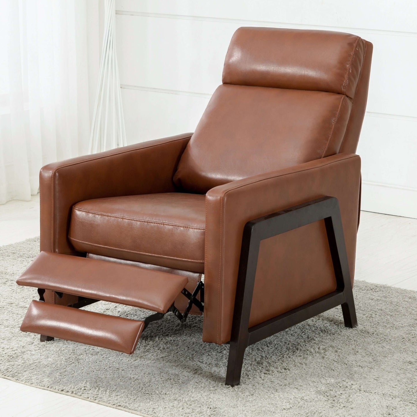 Maxton Push Back Recliner - Caramel