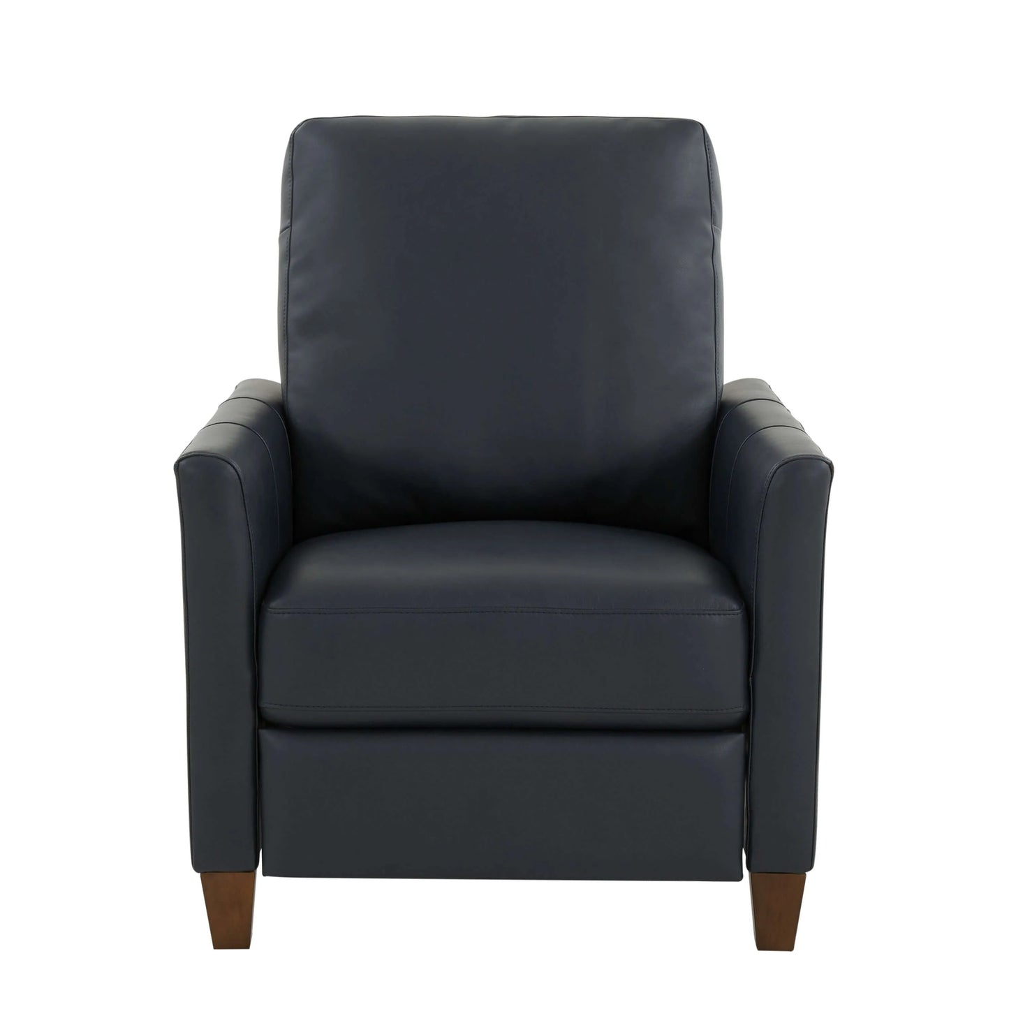 Penny Faux Leather Modern Recliner - Midnight Blue