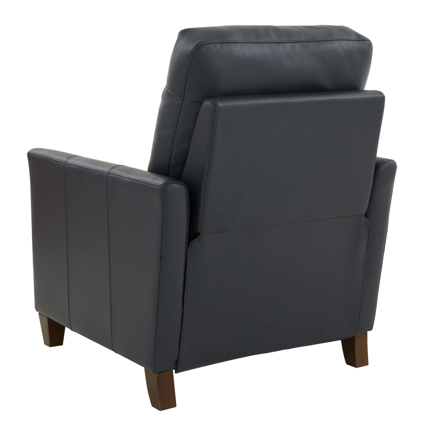 Penny Faux Leather Modern Recliner - Midnight Blue