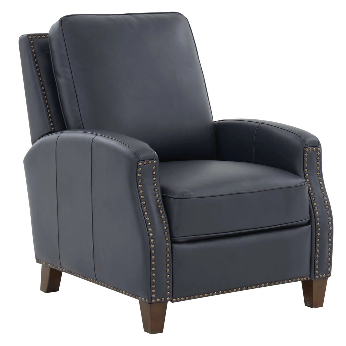 James Push Back Recliner - Midnight Blue
