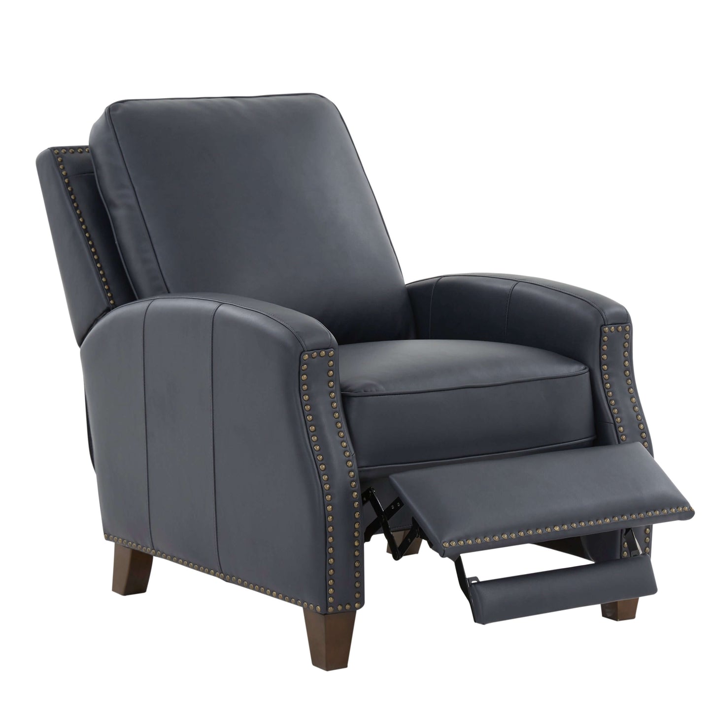 James Push Back Recliner - Midnight Blue