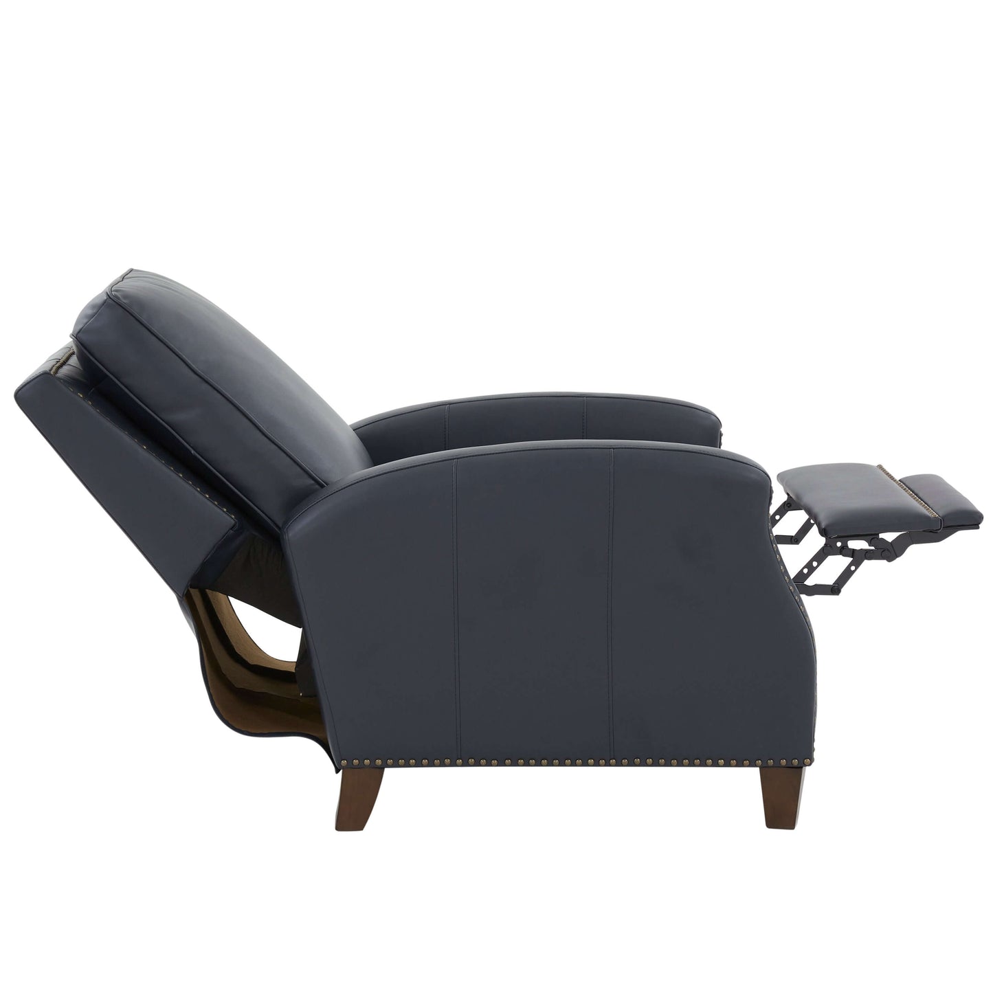 James Push Back Recliner - Midnight Blue
