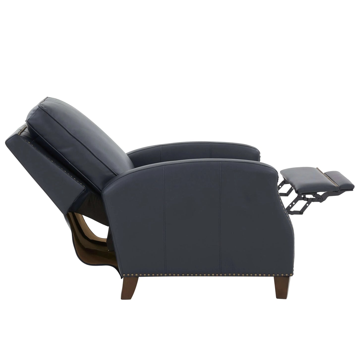 James Push Back Recliner - Midnight Blue