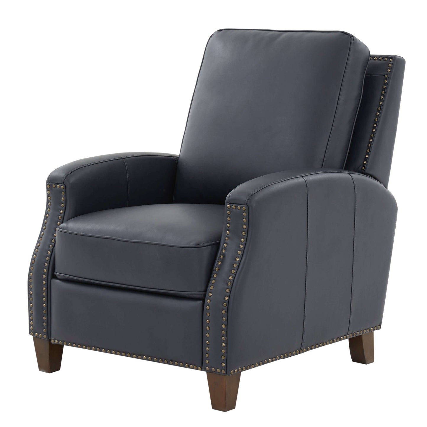 James Push Back Recliner - Midnight Blue