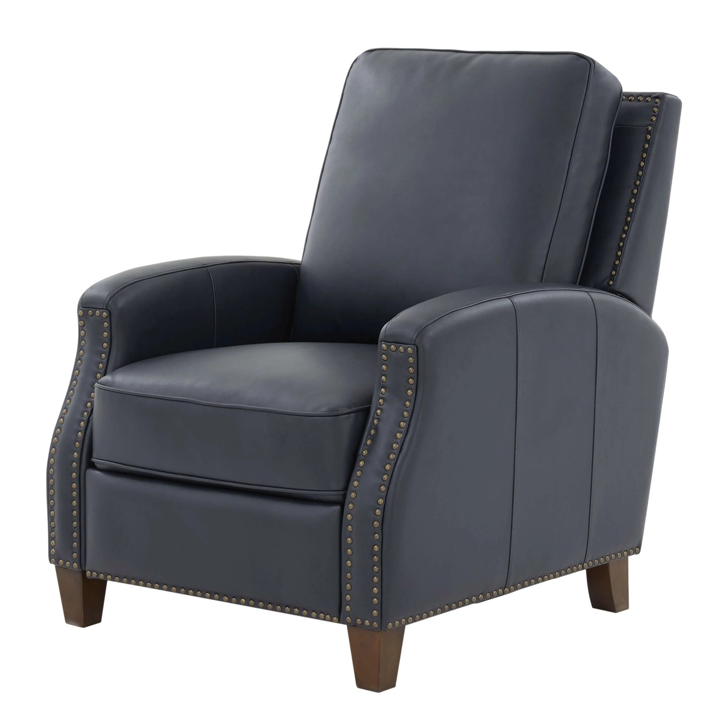 James Push Back Recliner - Midnight Blue