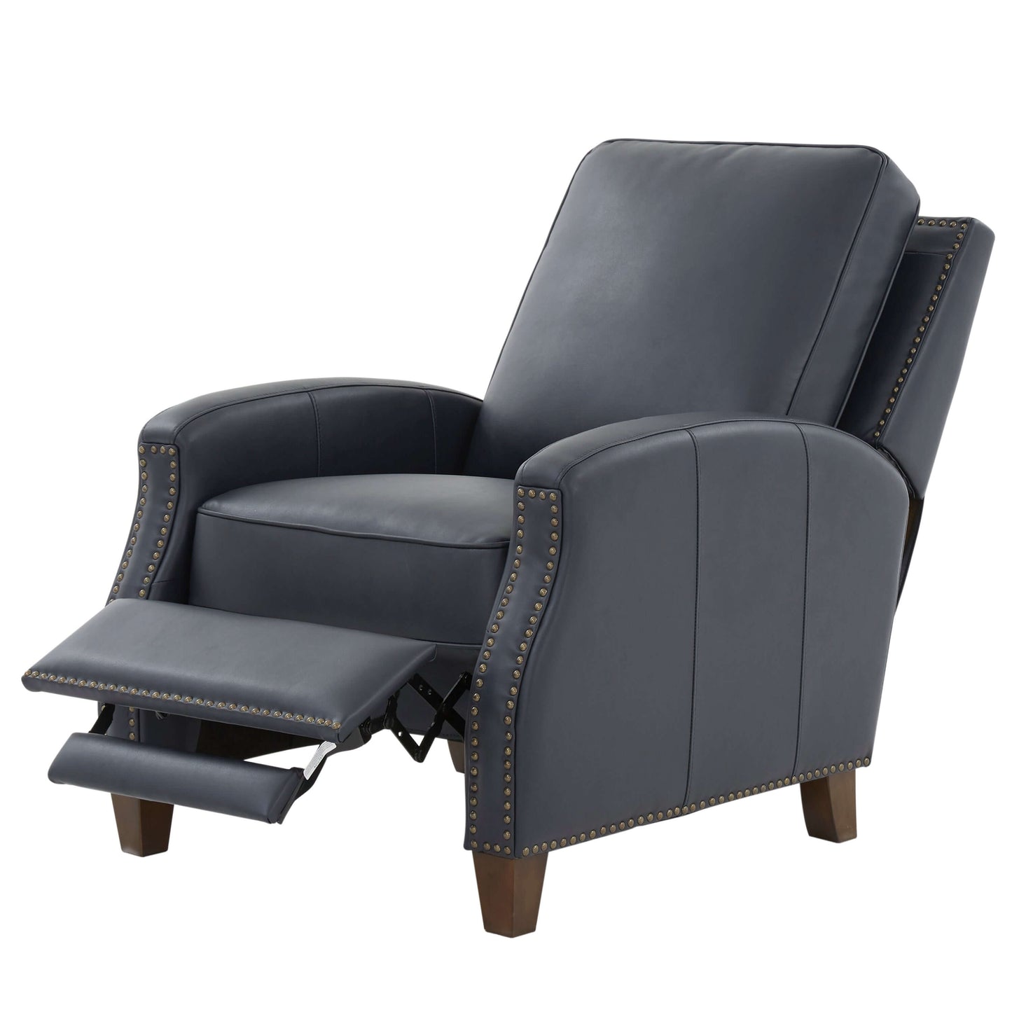 James Push Back Recliner - Midnight Blue