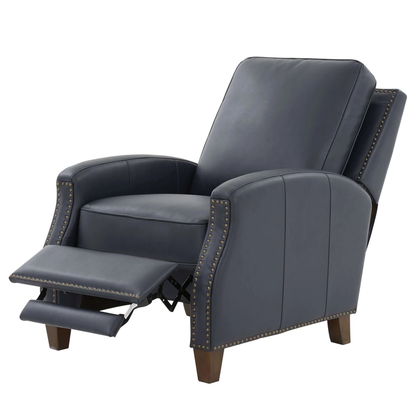 James Push Back Recliner - Midnight Blue