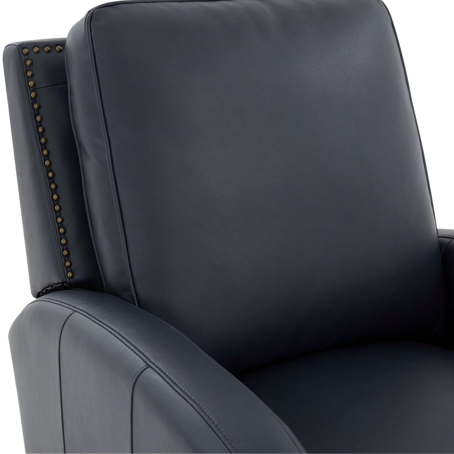 James Push Back Recliner - Midnight Blue