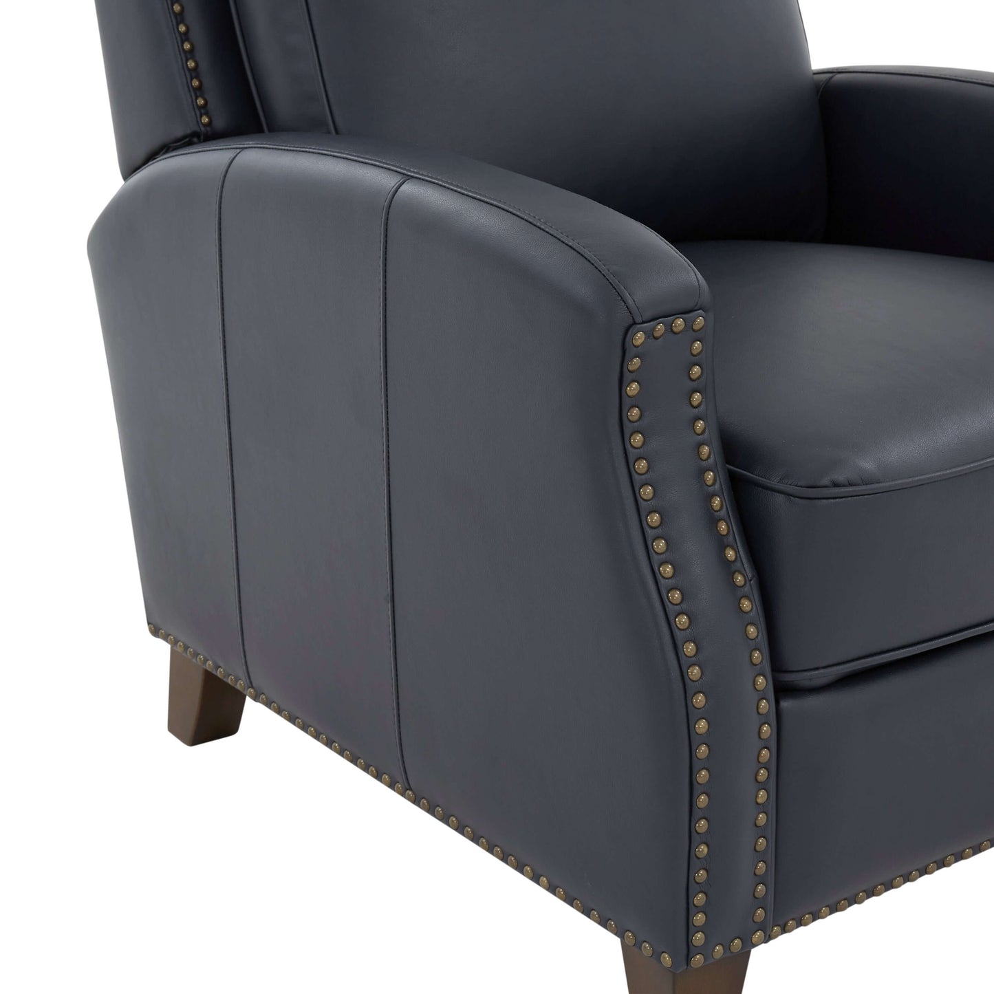 James Push Back Recliner - Midnight Blue