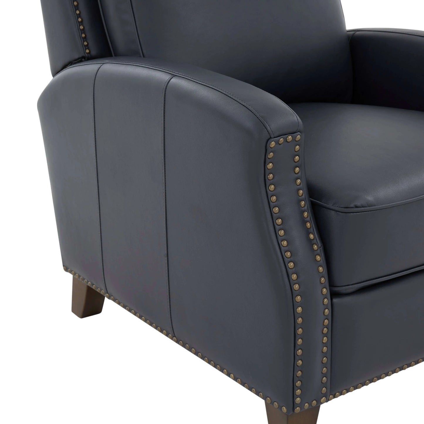 James Push Back Recliner - Midnight Blue