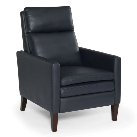 Vicente Push Back Recliner - Midnight Blue