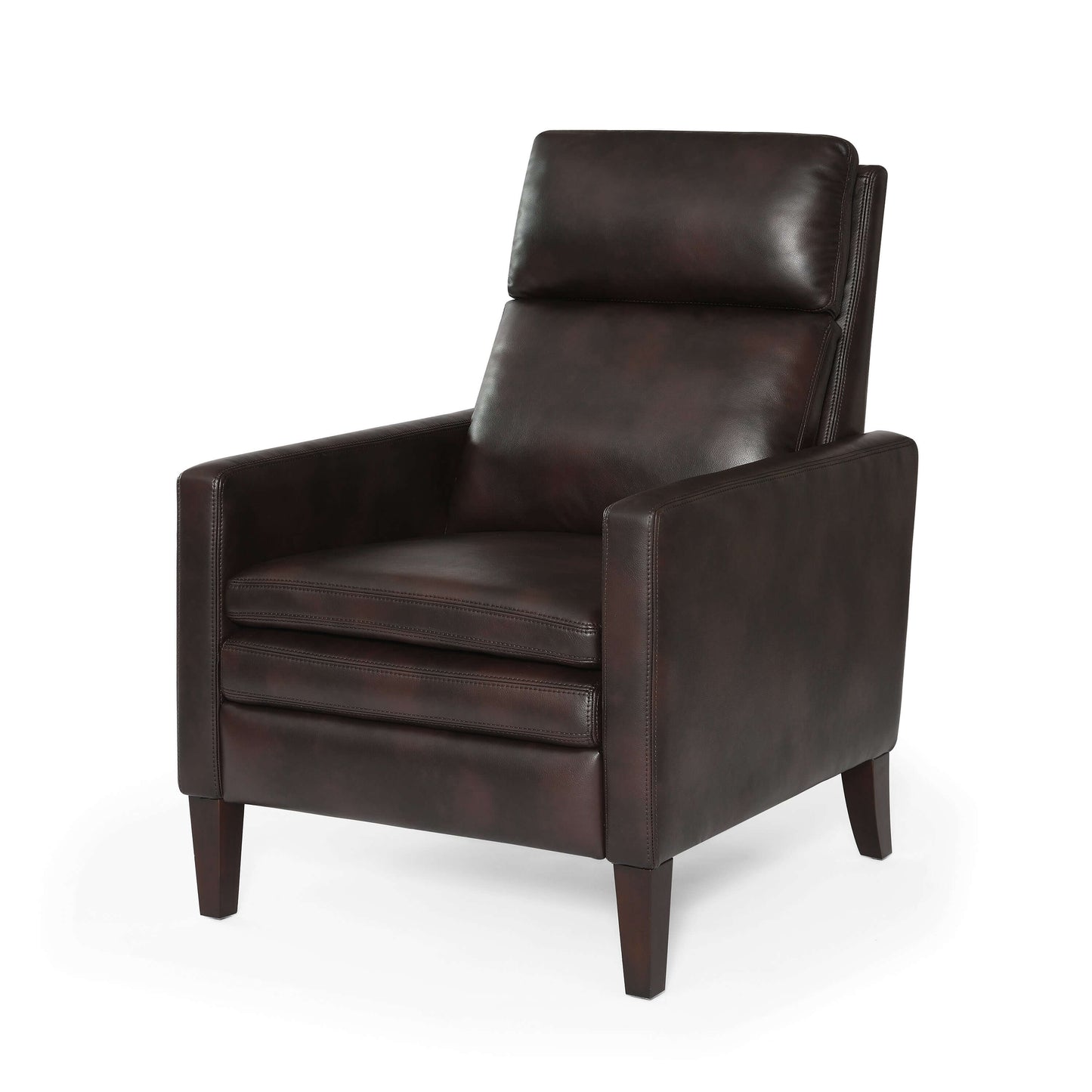 Vicente Push Back Recliner - Burnished Brown