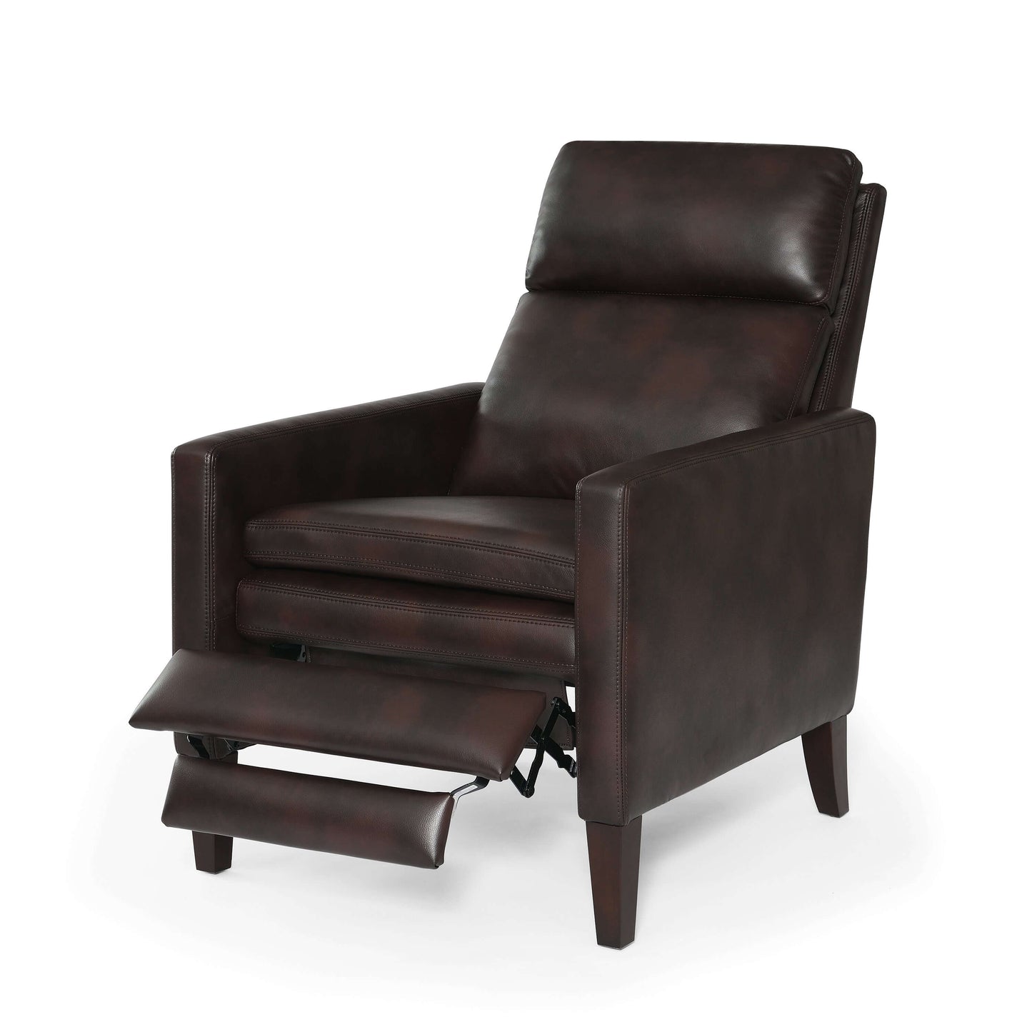 Vicente Push Back Recliner - Burnished Brown