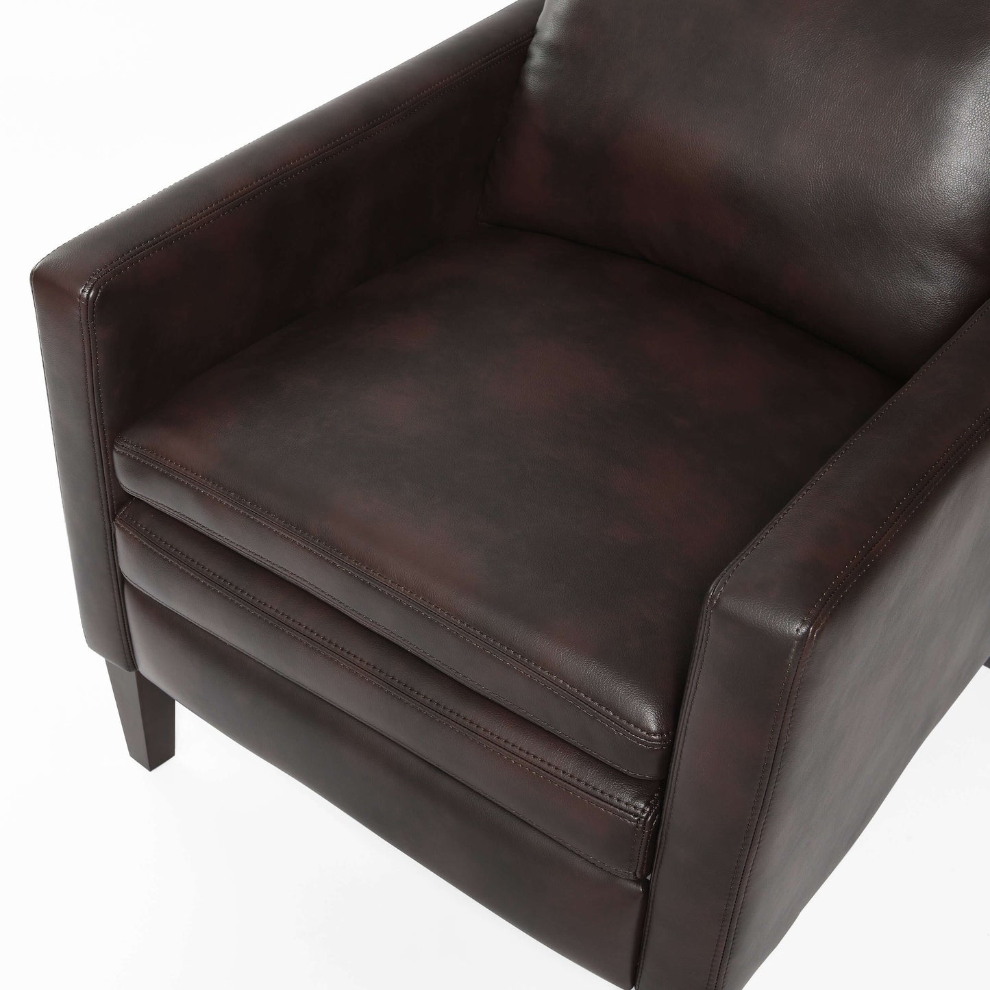 Vicente Push Back Recliner - Burnished Brown