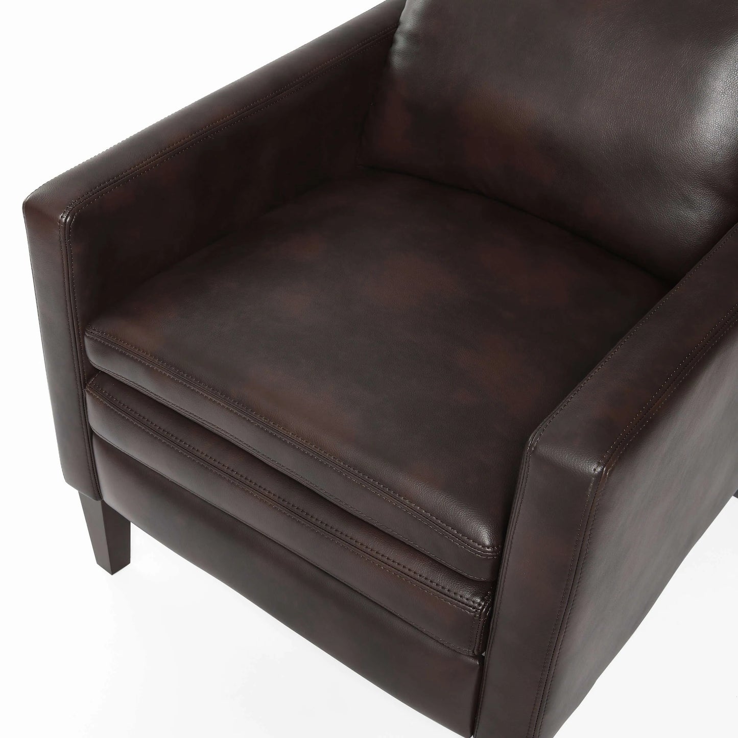 Vicente Push Back Recliner - Burnished Brown
