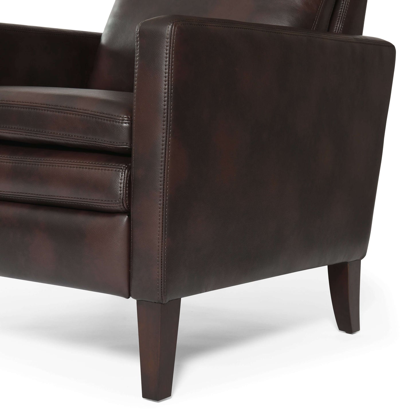 Vicente Push Back Recliner - Burnished Brown