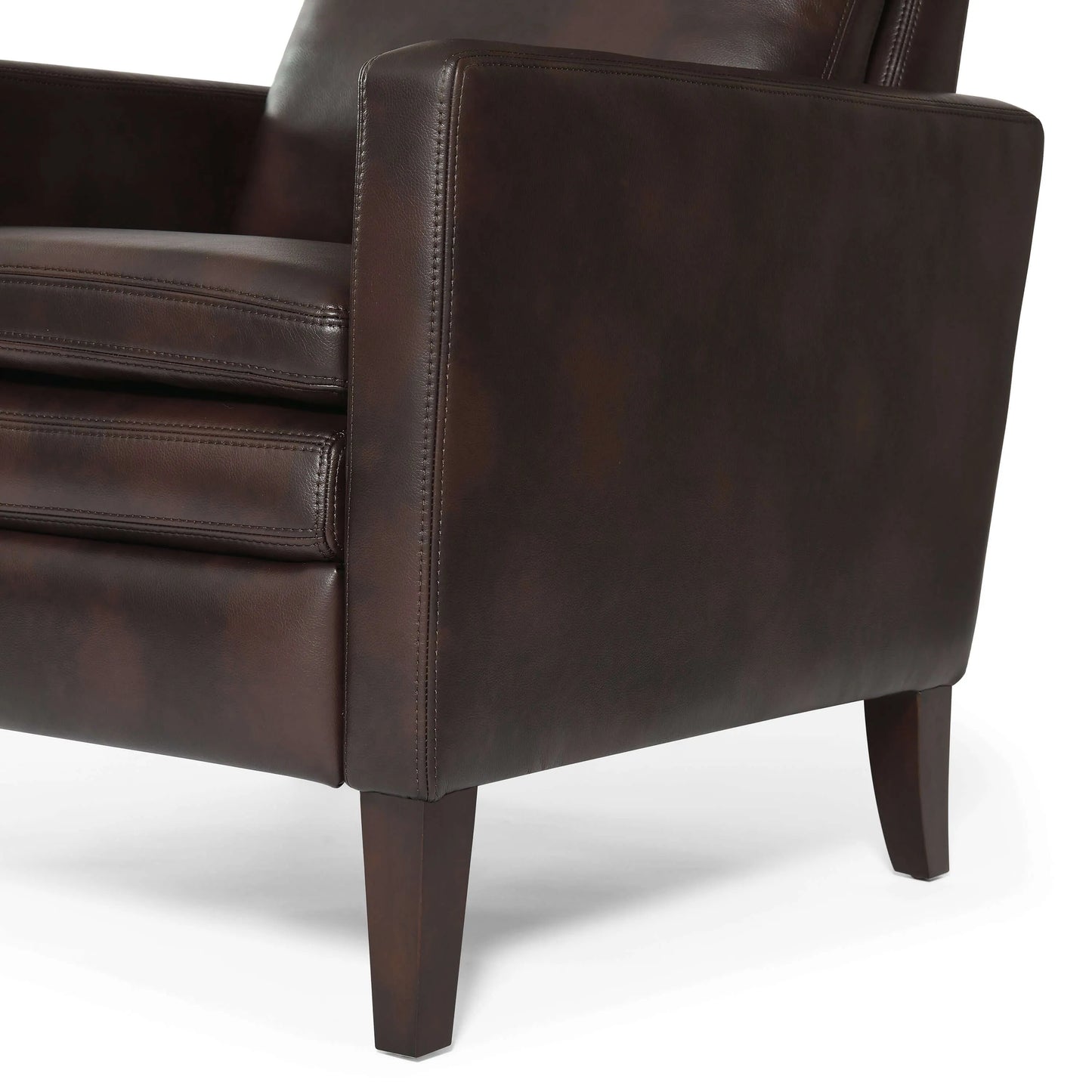 Vicente Push Back Recliner - Burnished Brown