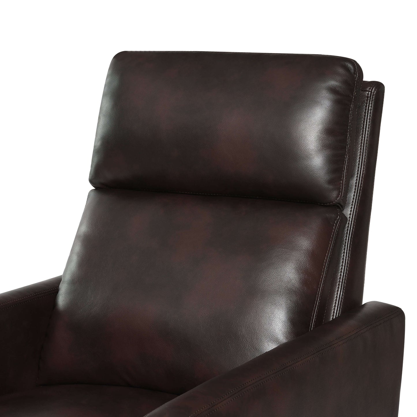 Vicente Push Back Recliner - Burnished Brown