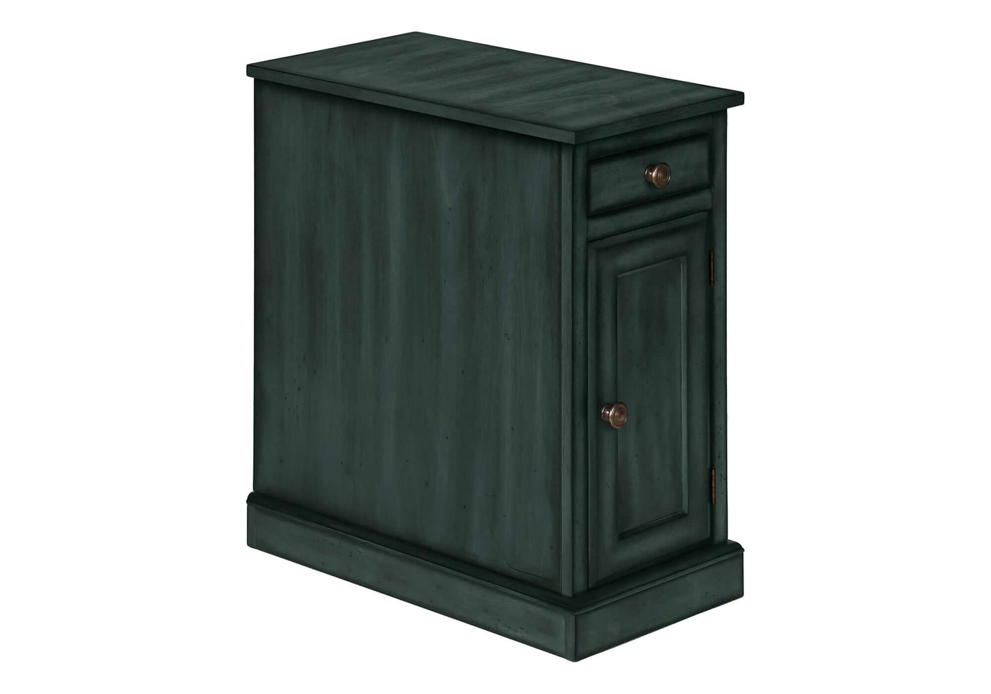 Antique Blue Narrow Side Table