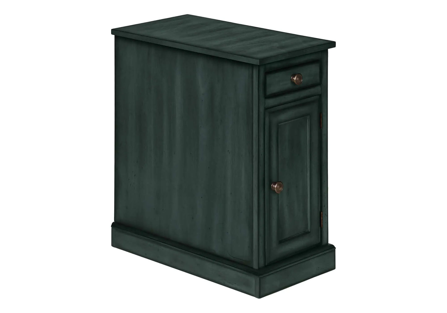 Antique Blue Narrow Side Table