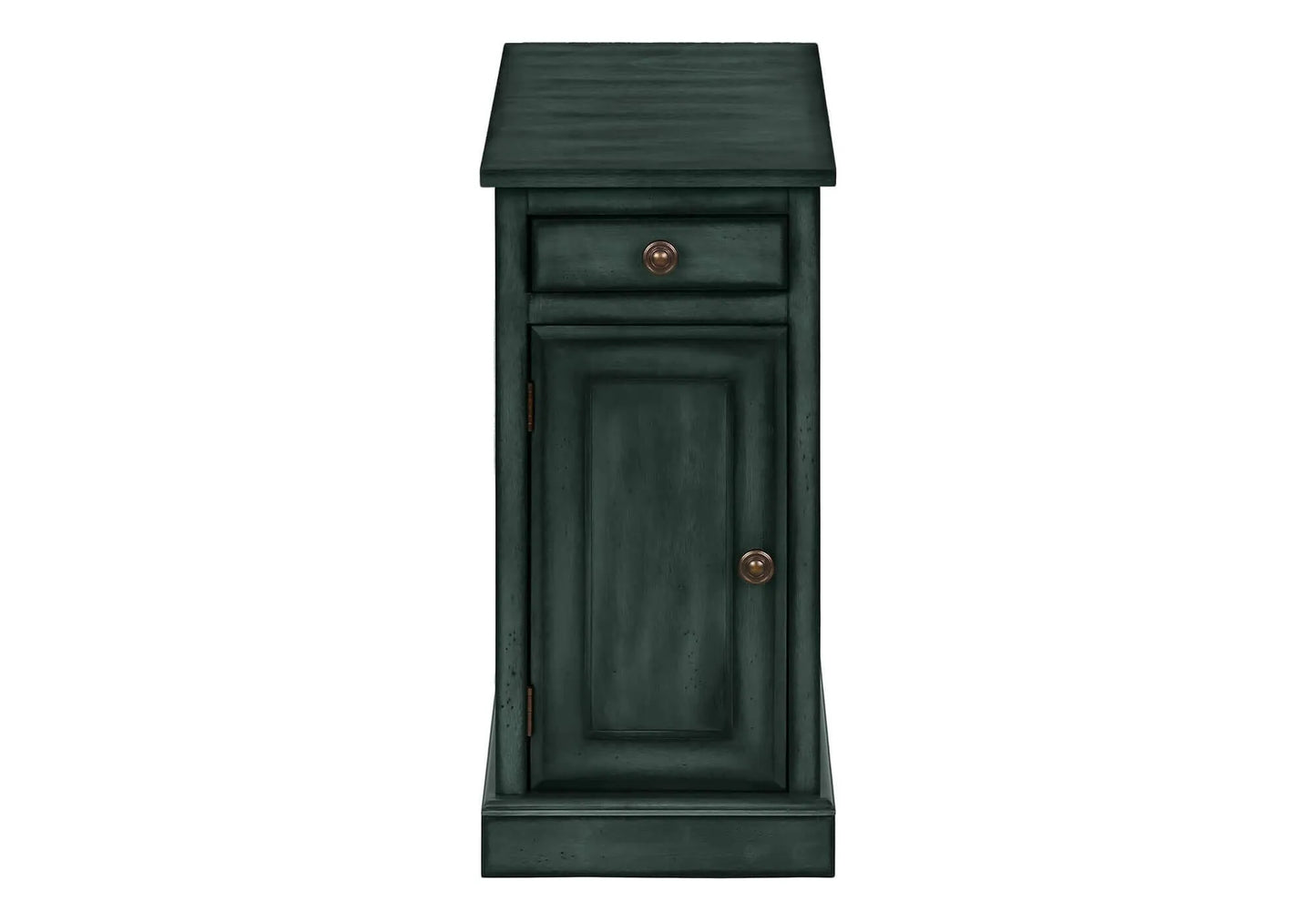 Antique Blue Narrow Side Table