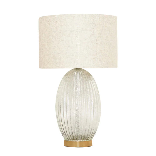 Aurora Ribbed Glass Lamp