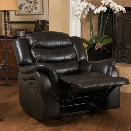 Faux-Leather-Reclliner