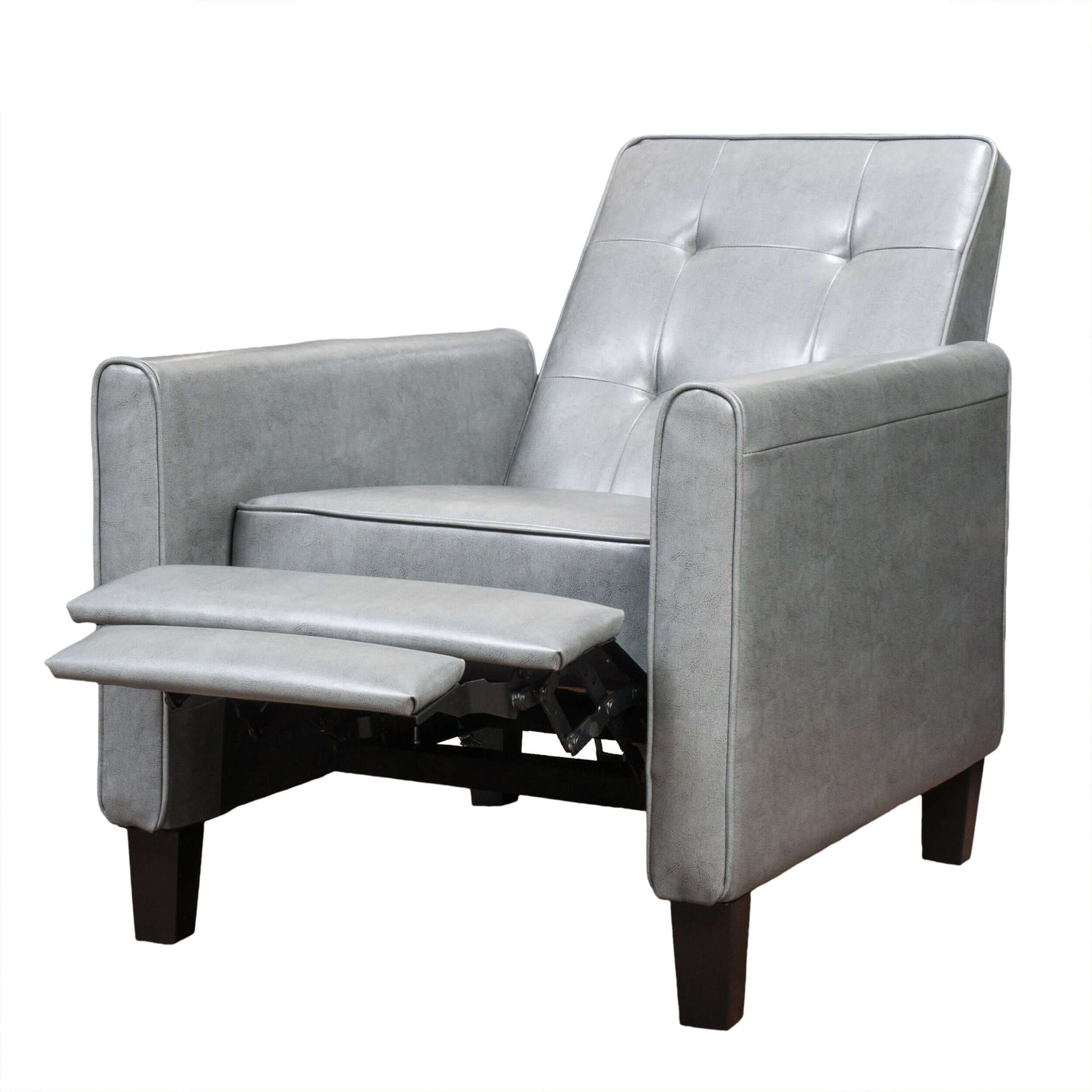 Manual Club Recliner - Dark Grey