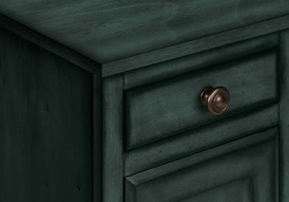 Antique Blue Narrow Side Table
