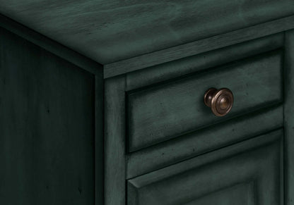 Antique Blue Narrow Side Table