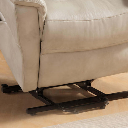 Contemporary Power Reclining Lift Chair - Cream