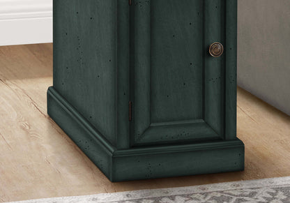 Antique Blue Narrow Side Table