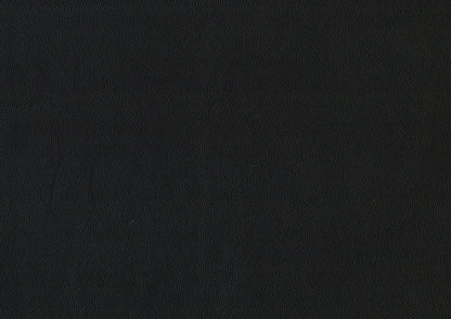 Solid black leather color swatch