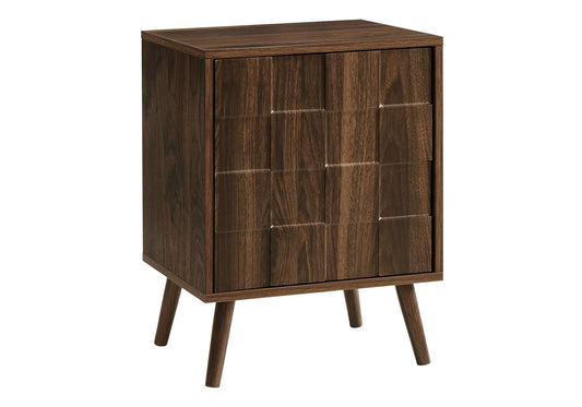 Dark Walnut Mid-Century Accent Table