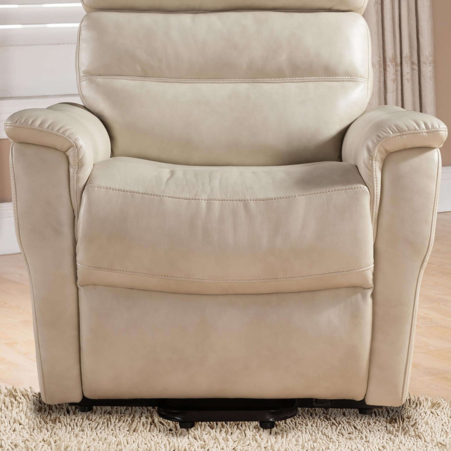 Contemporary Power Reclining Lift Chair - Cream
