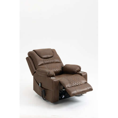 Electric Recliner Lift Chair – 180° Recline, Power Assist & Cozy Comfort