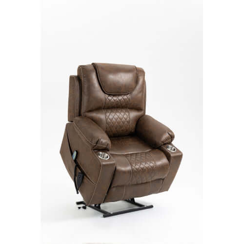 Electric Recliner Lift Chair – 180° Recline, Power Assist & Cozy Comfort