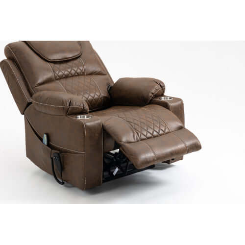 Electric Recliner Lift Chair – 180° Recline, Power Assist & Cozy Comfort