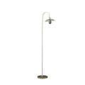 Floor lamp with adjustable head on a white background