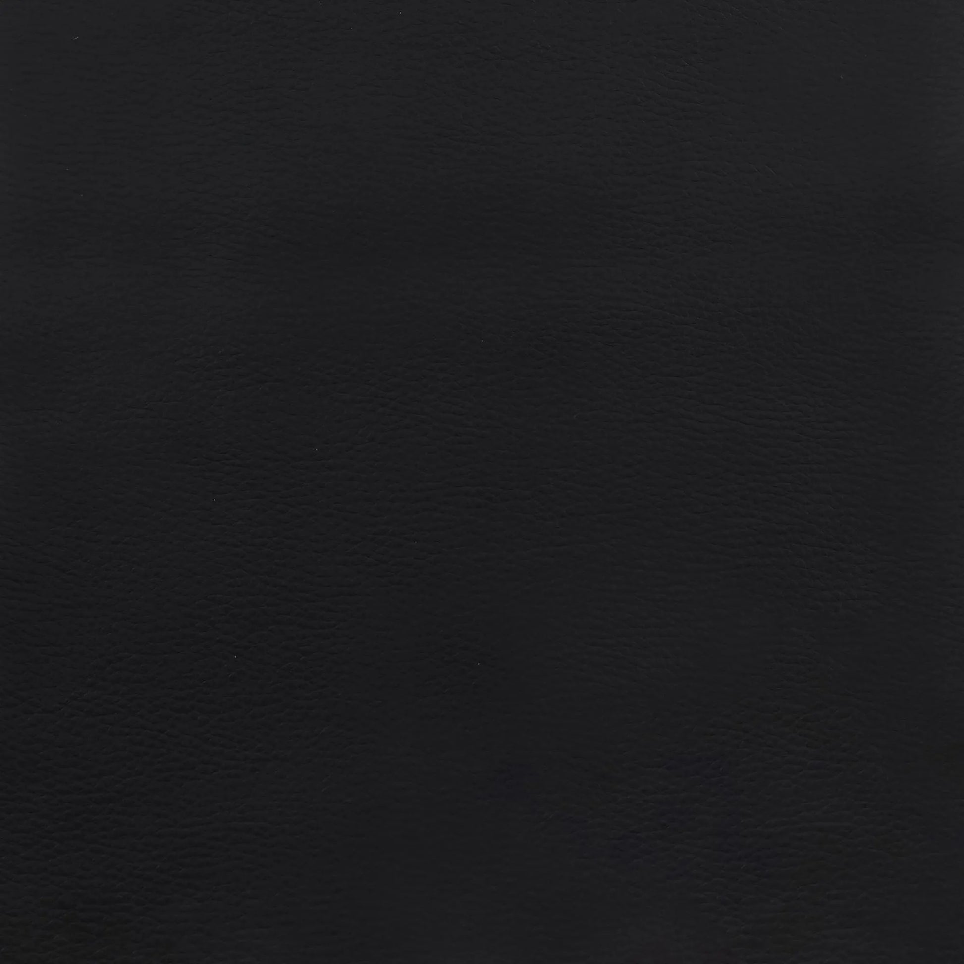 Solid black leather color swatch