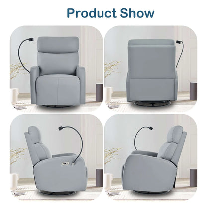 Gray recliner chair shown from multiple angles on a white background with 'Product Show' text.