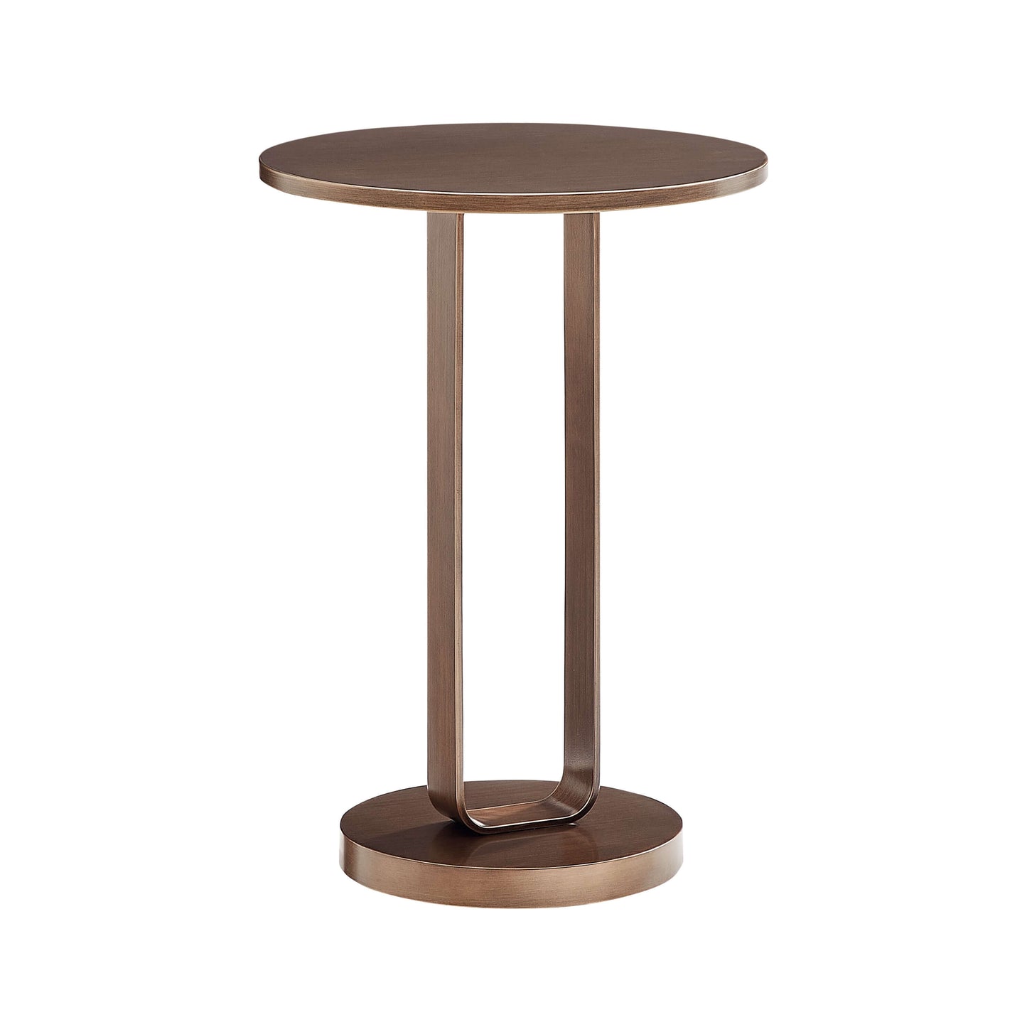 Tallulah Antique Bronze Round Accent Table