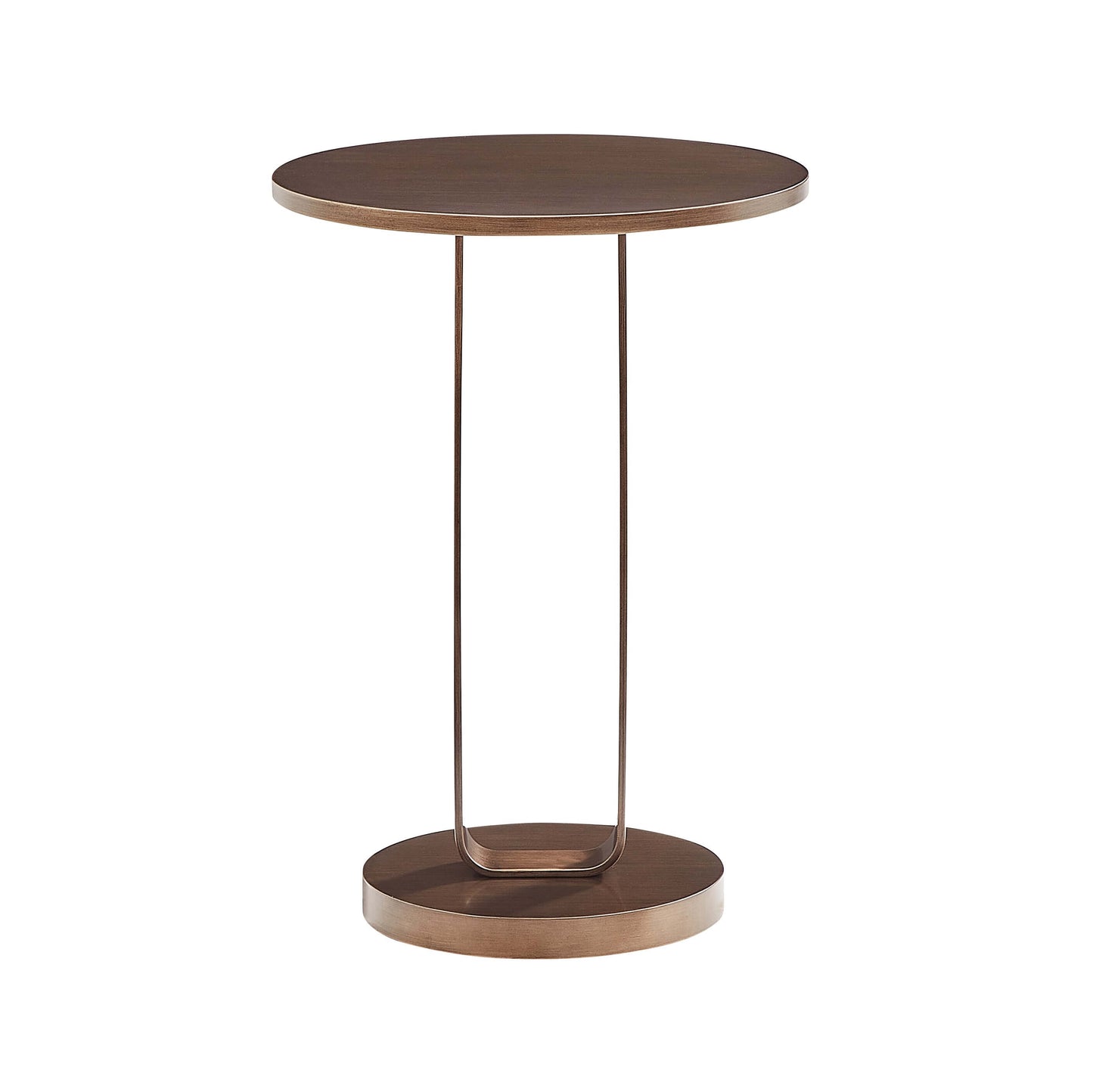 Tallulah Antique Bronze Round Accent Table