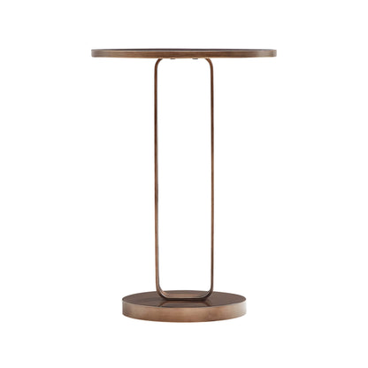 Tallulah Antique Bronze Round Accent Table