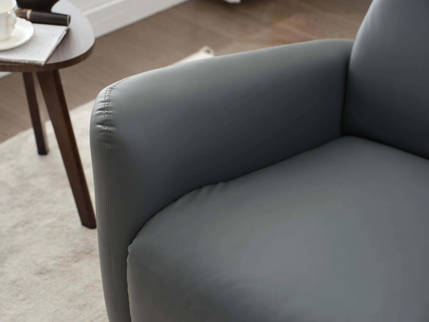 Power Swivel Glider Recliner-Dark Gray