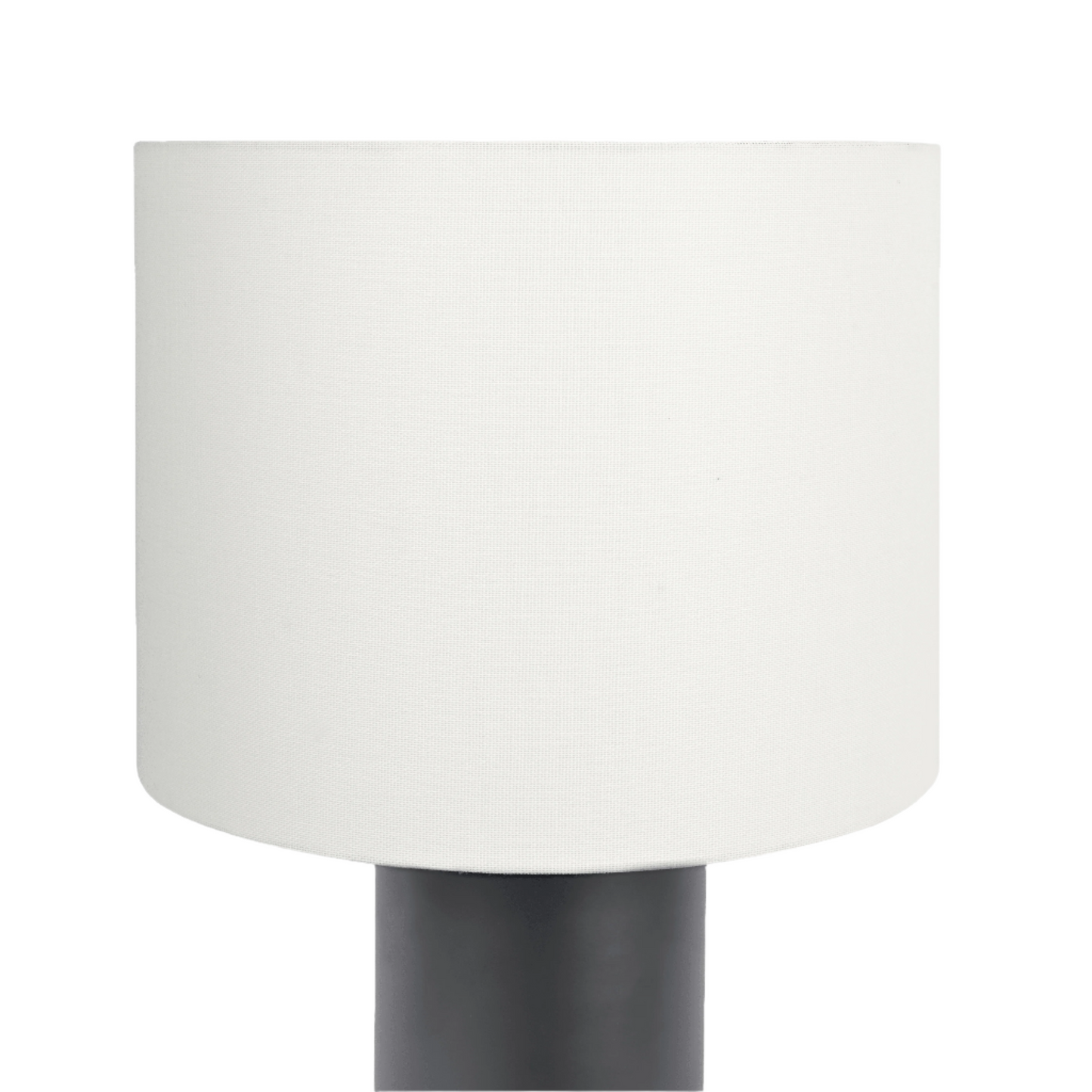 Aura Black Table Lamp with On/Off Switch Black Block Base