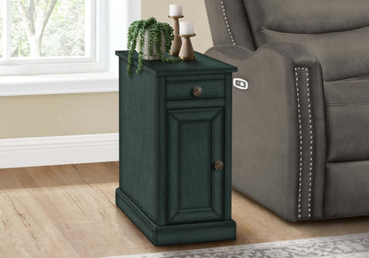 Antique Blue Narrow Side Table
