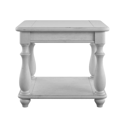 Oyster Shell Coastal End Table
